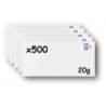Pack 500 Enveloppes timbrées - Format postal DL - Lettre Internationale- 20g