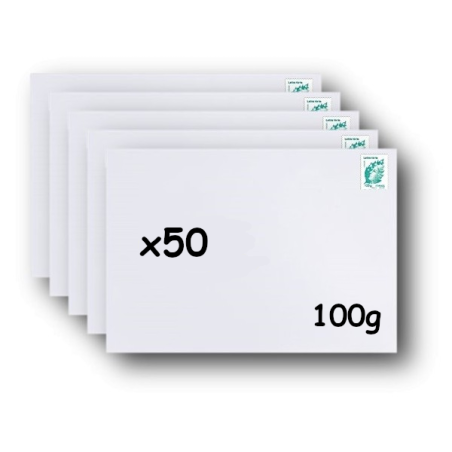 Pack 500 Enveloppes timbrées - Format postal DL - Lettre prioritaire - 20g