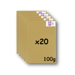 Pack 20 Enveloppes timbrées - Format postal C4 - Lettre Internationale- 100g