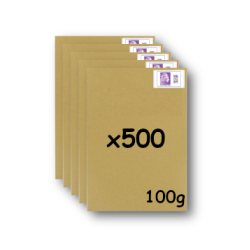 Pack 500 Enveloppes timbrées - Format postal C4 - Lettre Internationale- 100g