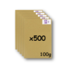 Pack 500 Enveloppes timbrées - Format postal C4 - Lettre Internationale- 100g