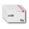 Pack 100 Enveloppes timbrées - Format postal C6 - Lettre suivie - 20g