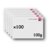 Pack 100 Enveloppes timbrées - Format postal C6 - Lettre suivie - 100g