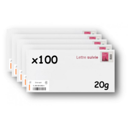 Pack 500 Enveloppes timbrées - Format postal C6 - Ecopli - 20g
