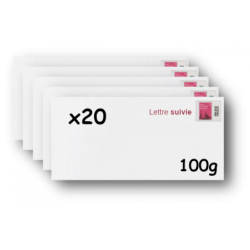 Pack 20 Enveloppes timbrées - Format postal C5 - Lettre prioritaire - 20g