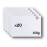 Pack 20 Enveloppes timbrées - Format postal C6 - Lettre Internationale- 100g