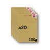 Pack 20 Enveloppes timbrées - Format postal C4 - Lettre suivie - 100g