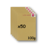 Pack 50 Enveloppes timbrées - Format postal C4 - Lettre suivie - 100g