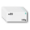 Pack 20 Enveloppes timbrées - Format postal DL - Lettre verte - 100g