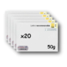 Pack 20 Enveloppes timbrées - Format postal C5 - Lettre recommandée R1 avec AR - 50g