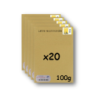 Pack 20 Enveloppes timbrées - Format postal C4 - Lettre recommandée R1 avec AR - 100g