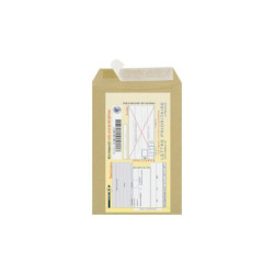 Pack 100 Enveloppes timbrées - Format postal C4 - Lettre recommandée R1 avec AR - 100g