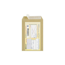 Pack 100 Enveloppes timbrées - Format postal C4 - Lettre recommandée R1 avec AR - 250g