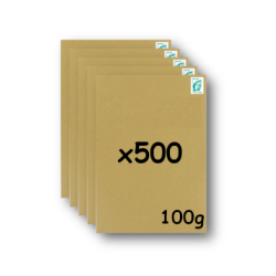 Pack 500 Enveloppes timbrées - Format postal C4 - Lettre verte - 100g