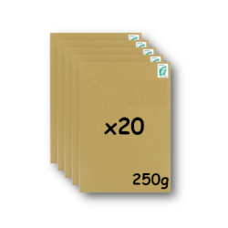 Pack 20 Enveloppes timbrées - Format postal C4 - Lettre prioritaire - 250g
