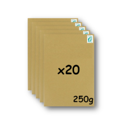 Pack 20 Enveloppes timbrées - Format postal C4 - Lettre verte - 250g